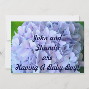 Ayant un bébé garçon ! Invitations de douche Bleu