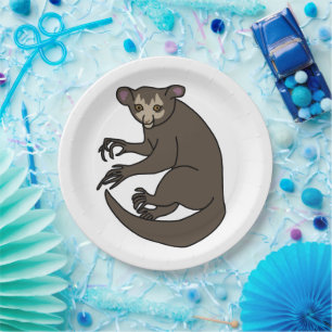 Aye aye Lemur Paper Plate