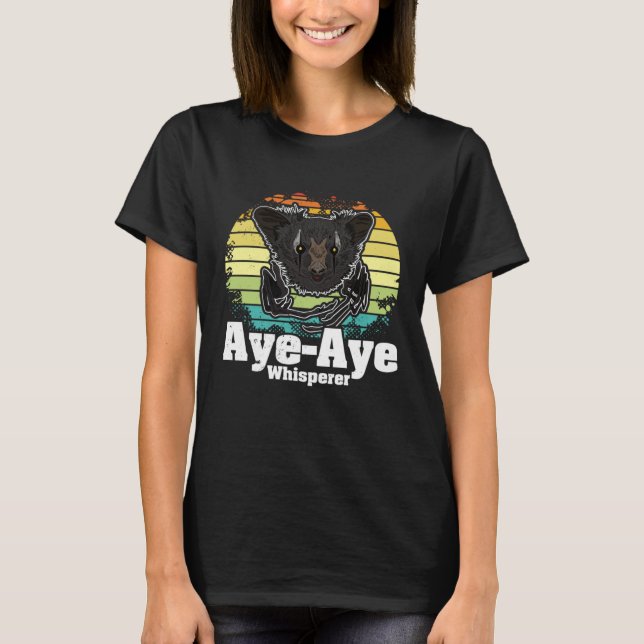 Aye Aye Primates Lemurs Madagascar  12 T-Shirt (Front)