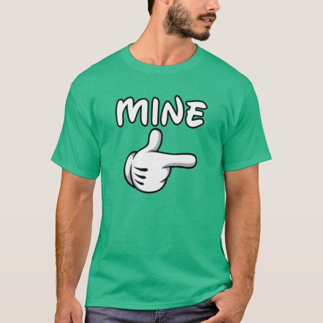 Aye she is mine t-shirt (Front)