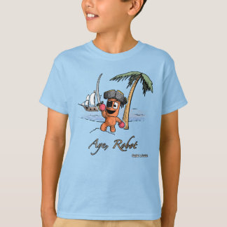 Aye, T-Shirt Pirate Robot
