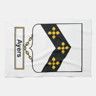 Ayers Family Crest Kitchen Towel