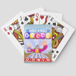 Ayez les cartes de jeu de bingo-test de boule