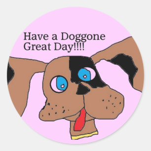 Ayez un doggé grand jour Stickers