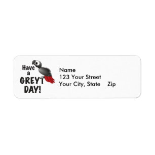 Ayez un jour de Greyt - grand perroquet de gris
