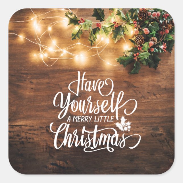Ayez Un Joyeux Petit Noël | Sticker (Devant)
