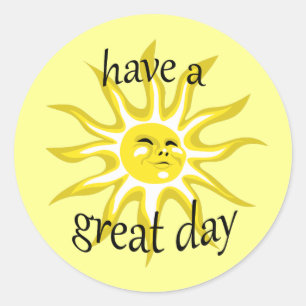 Ayez un Sticker Affirmative Sunshine de jour magni