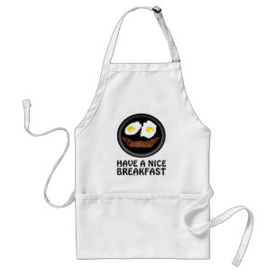 Ayez un tablier gentil de petit déjeuner