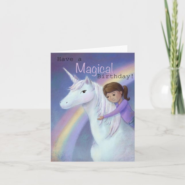 Ayez une carte d'anniversaire magique (Devant)