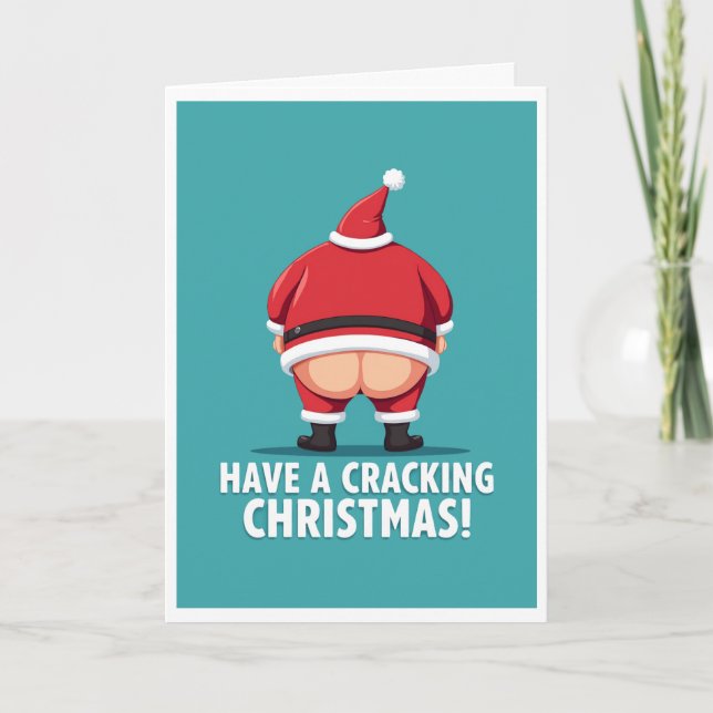 Ayez une carte de Noël Cracing (Devant)