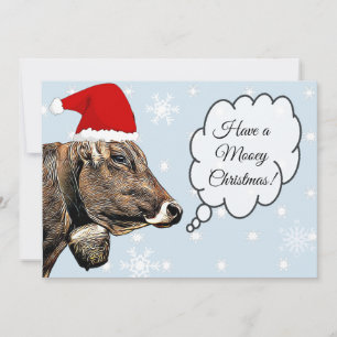 Ayez une carte de Noël de Noël de moey drôle de va