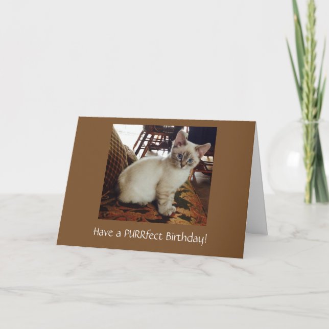 Ayez une carte de voeux d'anniversaire (Devant)