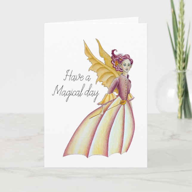 Ayez une carte de voeux Magical Day (Devant)