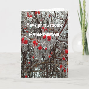 Ayez une carte impressionnante de Friendsmas