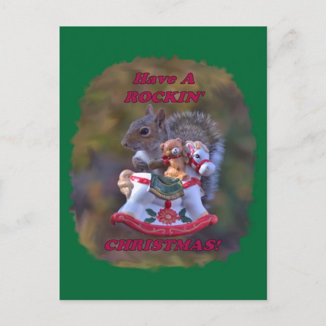 Ayez une carte postale de Noël Rockin' (Devant)