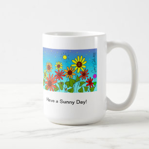 Ayez une tasse de café de jour ensoleillé