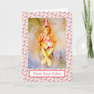 Ayez Votre Carte D'Anniversaire De Gâteau