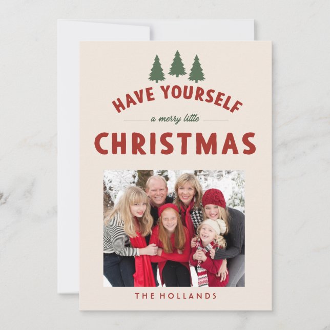 Ayez-vous de jolies petites cartes de Noël (Devant)