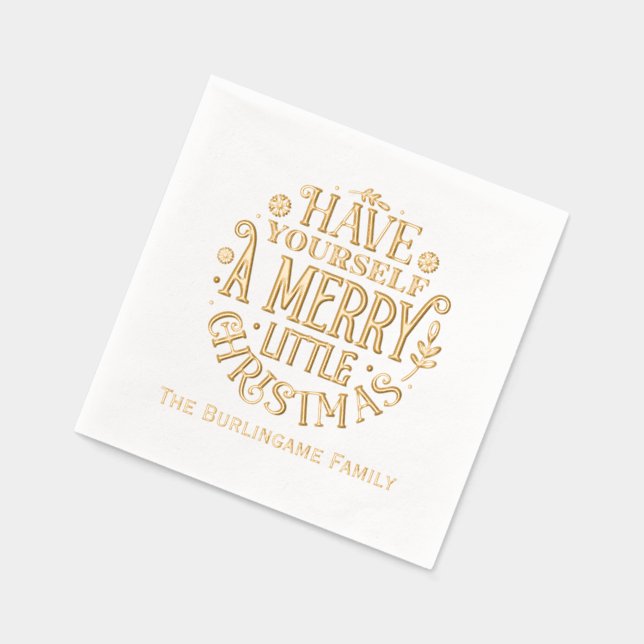 "Ayez-vous un joyeux petit Noël", Nom de famille (Gauche)