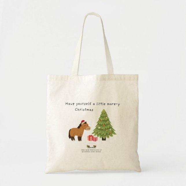 Ayez-vous un petit Sac fourre-tout de Noël Mare-y (Devant)
