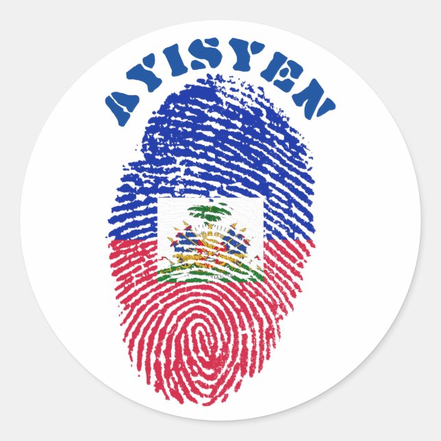AYISYEN CLASSIC ROUND STICKER (Front)