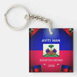 Ayiti Nan Koup Du Mond 2026 Keychain