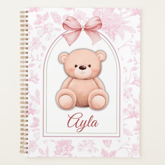 Ayla | Conception personnalisée d'ours en peluche  (Devant)