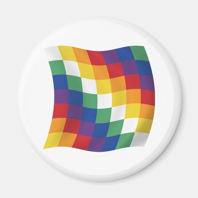 Aymara Flag Magnet (Front)