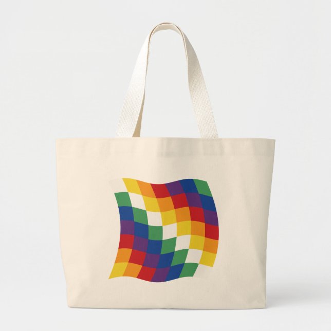 Aymara Flag Tote Bag (Front)