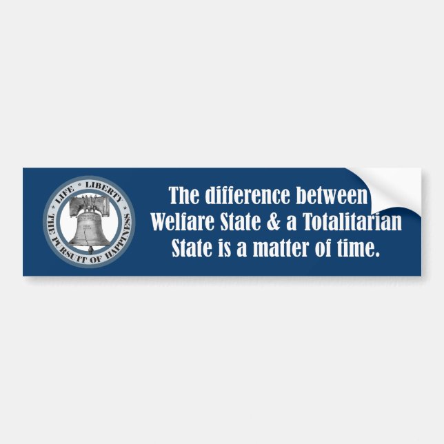 Ayn Rand Quote Bumper Bumper Sticker (Front)