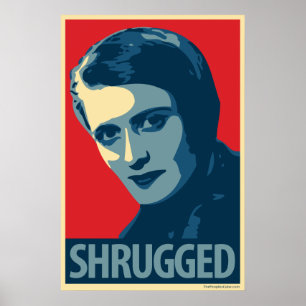 Ayn Rand - Shrugged : Poster OHP