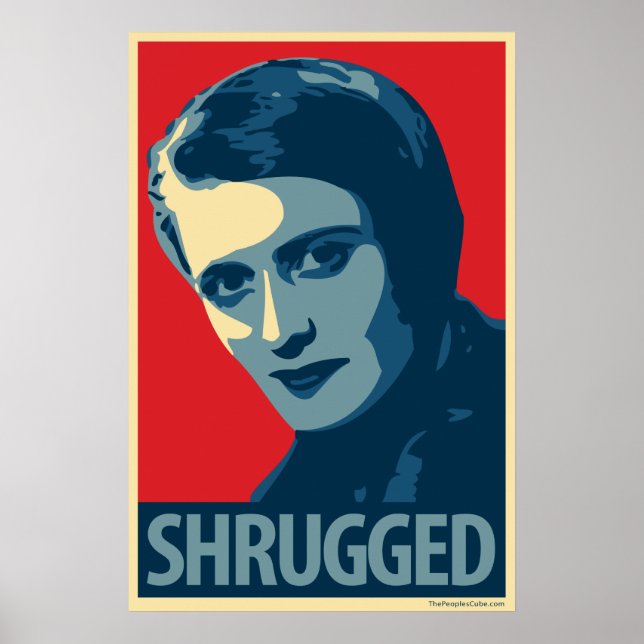 Ayn Rand - Shrugged : Poster OHP (Devant)