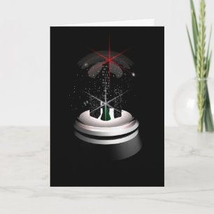 Ayn Rand Snow Globe Holiday Card