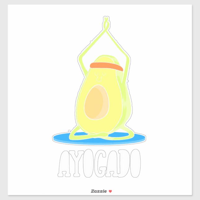 Ayogado Avocado Yoga Lover (Sheet)