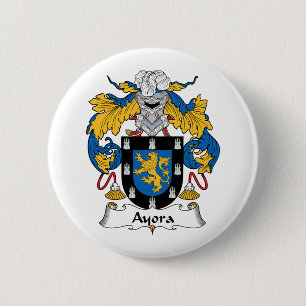 Ayora Family Crest 2 Inch Round Button