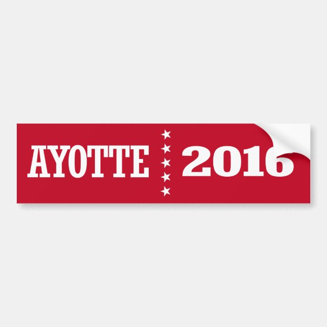 Ayotte - Kelly Ayotte 2016 Bumper Sticker (Front)