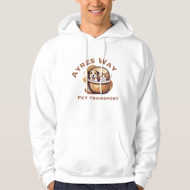 Ayres Way Men's T-Shirt Big Design  Hoodie (Front)