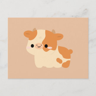Ayrshire Cow Holiday Postcard