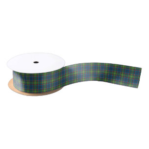 Ayrshire Scotland District Tartan Ribbon Satin Ribbon