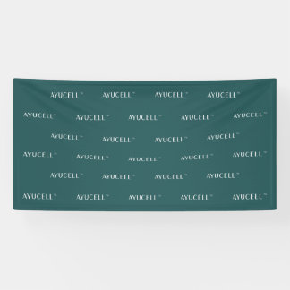 Ayucell 4x8 Step and Repeat Banner - Green