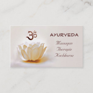 Ayurveda Business Card