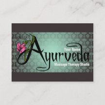 Ayurveda - Carte Affaires / Horaire