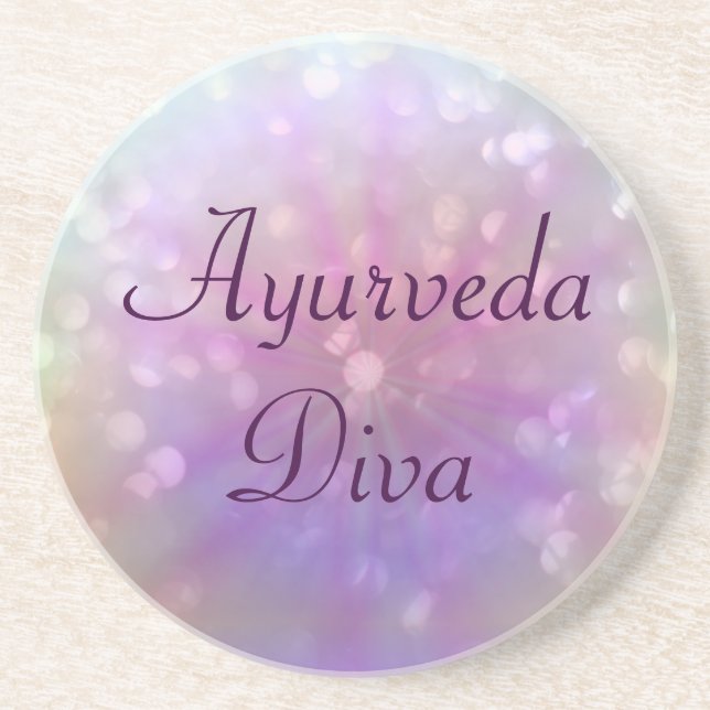 Ayurveda Diva Coaster (Front)