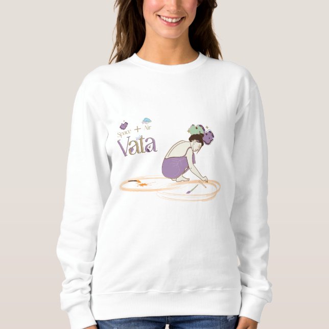 Ayurveda Vata Dosha Sweatshirt (Front)