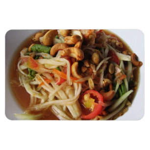 Ayutthaya Spicy Papaya Salad [Som Tam] with Cashew Magnet