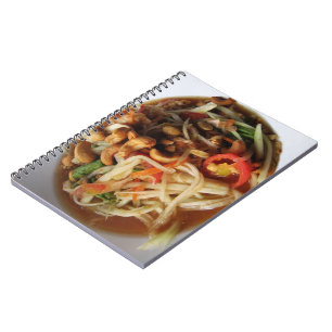 Ayutthaya Spicy Papaya Salad [Som Tam] with Cashew Notebook