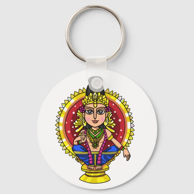 Ayyappan Keychain (Front)