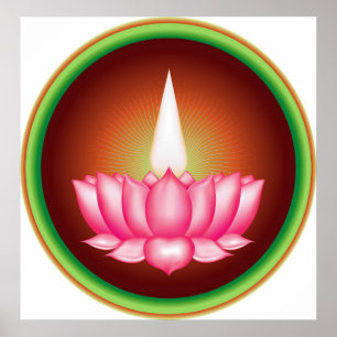 Ayyavazhi Indian Dharmic Religious Symbol Poster