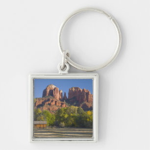 AZ, Arizona, Sedona, Crescent Moon Recreation 2 Keychain