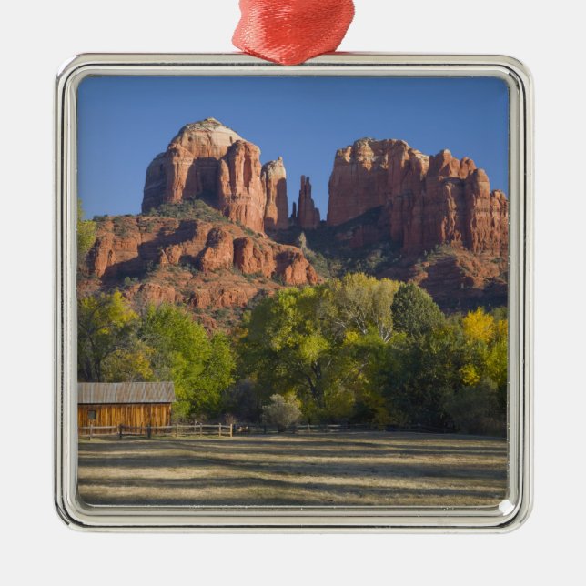 AZ, Arizona, Sedona, Crescent Moon Recreation 2 Metal Ornament (Front)